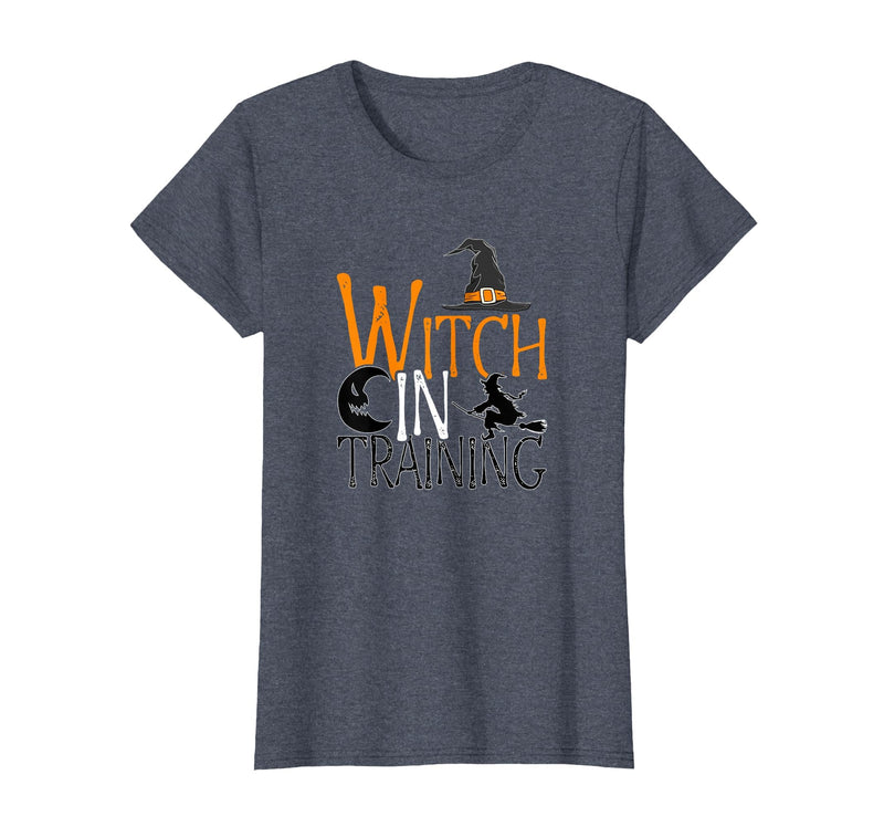 Witch In Training - Halloween Spooky Magic Gift Witch in Training - Magic Lover Halloween Season Witch T-Shirt - Heather Blue