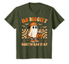Ghost No Diggity Bout To Bag It Up Halloween Ades Ghost No Diggity Bout to Bag It Up Halloween Toddler Kids T-Shirt - Olive