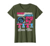 Gender Reveal Family Matching Burnouts or Bows Titi Loves You Gender Reveal Party T-Shirt - Olive Green