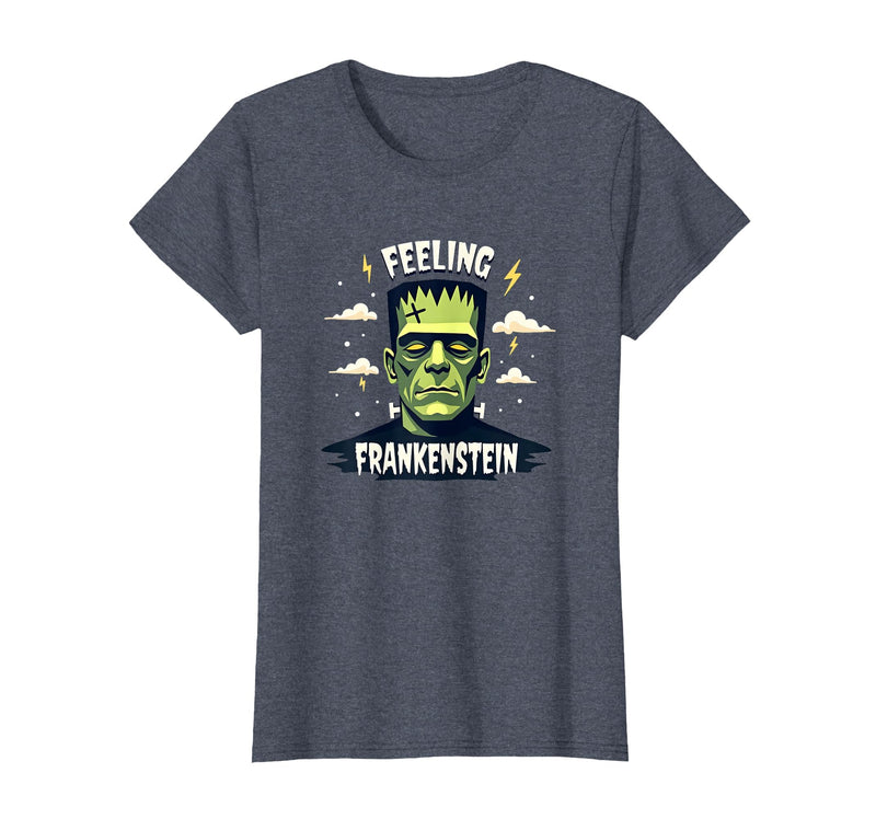 Mademark Halloween - Monsters & Creatures T-Shirt - Heather Blue-halloween Personality Types