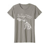 Skeleton Hand Dog Boop - German Shepherd Lovers Skeleton Hand Touch Nose German Shepherds Boop Dog Halloween T-Shirt - Slate