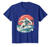 Sea Ocean Animal Art Polar Bear Ocean Sea Animal Surfing Ocean Sea Polar Bear T-Shirt - Royal Blue