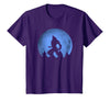 Ideas Halloween costume " Wolf moon " Wolf Halloween Costume Werewolf Blue Moon Scary for Men Boys T-Shirt - Purple