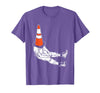 Halloween Shirts Traffic Cone Men Women Kids Traffic Cone Halloween Costume Funny Lazy Men Women Kids T-Shirt - Purple