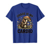 Mademark Chaos Is My Cardio Funny Monkey Design T-Shirt - Men - Royal Blue