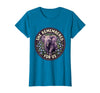 Mademark She Remembered For Us Gentle Elephant Design T-Shirt - Women - Sapphire Blue