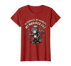Mademark My Monkeys My Madness My Manager Life Circus Design T-Shirt - Women - Cranberry Red