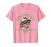 Funny Outdoor Anglers & Fisherman Designs Catch Fish and Laugh Hard with This Fishing Pun T-Shirt - Pink