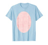 Halloween Pig Belly Costume Halloween Pop Belly Pink Pig Costume T-Shirt - Baby Blue