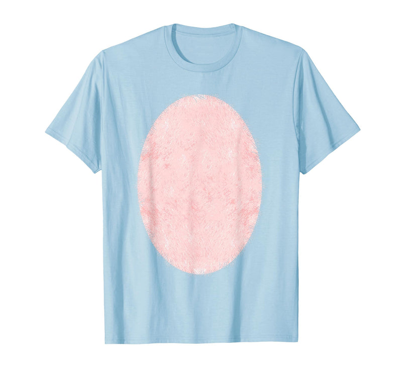 Halloween Pig Belly Costume Halloween Pop Belly Pink Pig Costume T-Shirt - Baby Blue