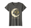 Mademark Too Fierce To Tame Shark Design T-Shirt - Asphalt Grey