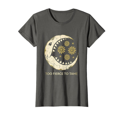 Too Fierce To Tame Shark Design T-Shirt