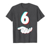 Cool Six Seven Meme Design Couple Matching Him Her Funny 67 Six Seven Meme Couple Matching Halloween Costume T-Shirt - Dark