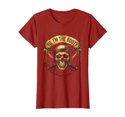 Mademark Yo I'm The Booty Funny Pirate Halloween Costume T-Shirt