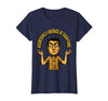 Mademark Aggressively Average At Everything Funny Design T-Shirt - Women - Navy Blue