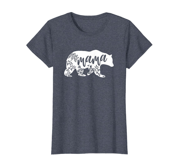 Mama Bear Clothing Co Mama Bear T-Shirt for Women T-Shirt - Heather Blue