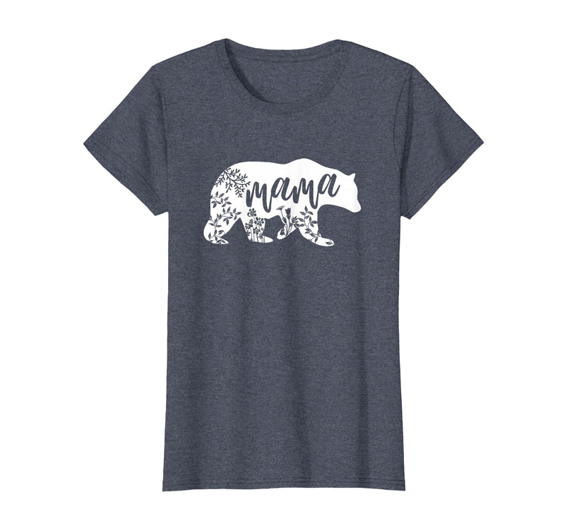 Mama Bear Clothing Co Mama Bear T-Shirt for Women T-Shirt - Heather Blue