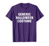 Generic Halloween Costume T-Shirt - Purple