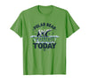 Mademark Polar Bear Tough Today Cool Arctic Design T-Shirt - Grass Green
