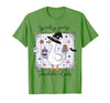 Spooky Goose Teacher Halloween Costume Funny Halloween Silly Goose Witch Spooky Goose Teacher Club T-Shirt - Grass Green