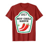 Lustige Essen & Sauce Fasching Kostüm Co. Chilli Sauce Costume Funny Fancy Dress Costumes for Men and Women T-Shirt -
