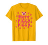 Mademark John Pork's Calling: Here Piggy Piggy Funny Pig Lover Gift T-Shirt - Golden Yellow