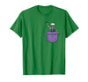 Halloween Shirts Skeleton Costume Men Women Kids Skeleton Pocket Halloween Costume Funny Skull Character T-Shirt - Kelly