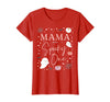 Spooky One First Birthday 1st Cute Pink Halloween Mama of The Spooky One Girl First Birthday Pink Halloween T-Shirt - Red
