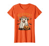 Bullsheet Highland Cow Ghost Halloween Tees Moo... I Mean Boo Bullsheet Highland Cow Ghost Halloween T-Shirt - Orange