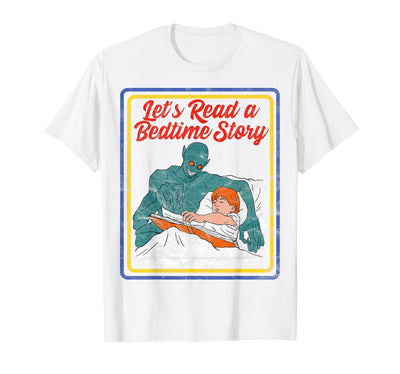 Horror Humor by AKH Vintage Child Game Horror, Let's Read a Bedtime Story T-Shirt