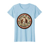 Mademark Brought My Own Monkeys Circus Humor Design T-Shirt - Women - Baby Blue