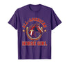 Mademark All-American Horse Girl Bold Varsity Horse Design T-Shirt - Men - Purple