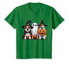 English Bulldog Halloween Funny Dog Lover Pumpkin Witch T-Shirt - Kelly Green