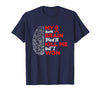 My Brain Tried To Kill Me But I Won Tee My Brain Tried to Kill Me But I Won T-Shirt - Navy Blue