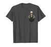 Funny Pocket Skeleton Halloween T Shirt For Men Funny Skeleton in The Pocket Halloween Kids Teens Adults T-Shirt - Dark