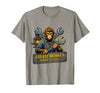 Mademark Grease Monkey Valley Style Automotive Design T-Shirt - Men - Slate Grey