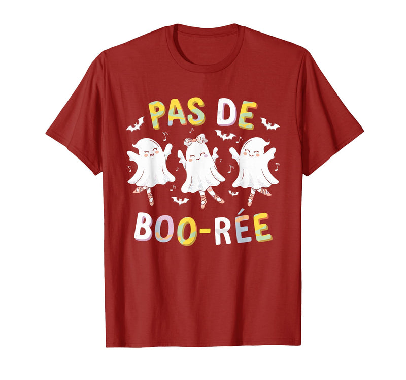 Ballet Ghost Halloween 2024 Spooky Dance Lover Pas de Boo-rée Ghost Ballet Dancer Halloween Dance Teacher T-Shirt -
