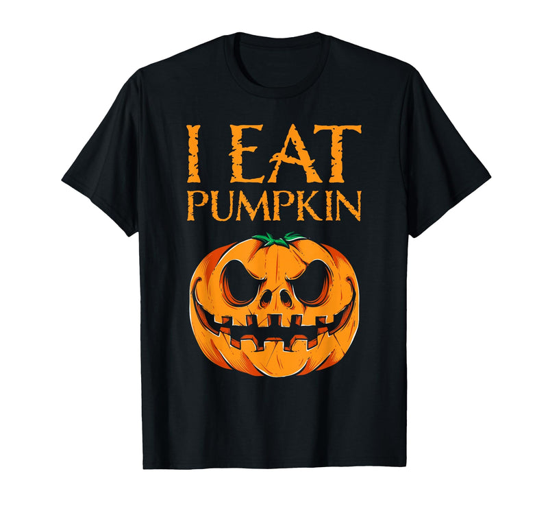 Halloween Couples Shirts I Eat Pumpkin Funny Peter Pumpkin Eater Couples Halloween T-Shirt - As Pictured