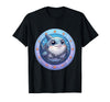 Mademark Great White Shark Tangled in Anchor Chain Art T-Shirt - Black