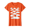 White Clouds Graphs White Clouds T-Shirt - Orange