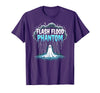 Mademark Halloween Weather Flash Flood Phantom Spooky Storm T-Shirt - Purple