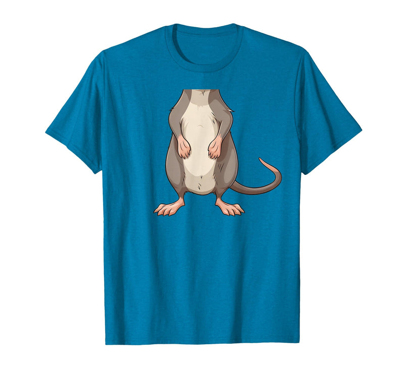 Mouse Headless Halloween Clothing Co. Funny Mouse Headless Rat Body Last Minute Halloween T-Shirt - Sapphire Blue