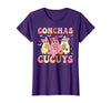 Funny Conchas and Cucuys Mexican Tees Halloween Cute Conchas and Cucuys Ghost Funny Halloween Mexican Ghost T-Shirt - Purple