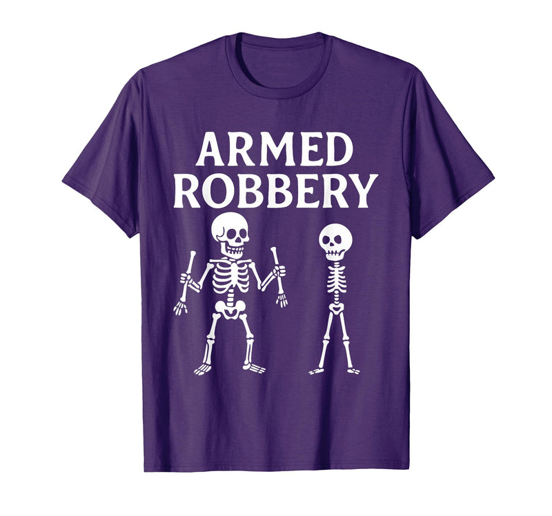 Armed Bones Joke Joke Apparel Men Women sarcastic Funny Skeleton Pun Armed Bones Joke Halloween Humor Costume T-Shirt -