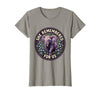 Mademark She Remembered For Us Gentle Elephant Design T-Shirt - Women - Slate Grey
