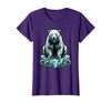 Mademark Polar Bear Lone Ice Floe Arctic Drift Illustration T-Shirt - Purple