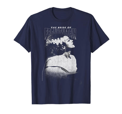 Universal Monsters Bride of Frankenstein Dark Portrait T-Shirt