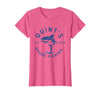 Funny Quints Shark Fishing Vintage Quint's Shark Fishing 1975 Retro T-Shirt - Pink Heather