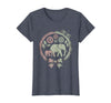 Mademark Elephant and Calf Walking Trunk to Tail Mama T-Shirt - Women - Heather Blue