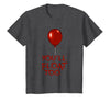 Halloween Funny Trick or Treat Shirt for Kids TeeZ Kids You'll Float Too Costume Halloween Shirts Boys Girls T-Shirt - Dark